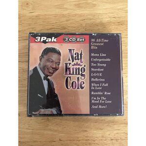Nat King Cole 36 All-Time Greatest Hits 3 CD Set 1995 Jazz CEMA Music Pre-Owned